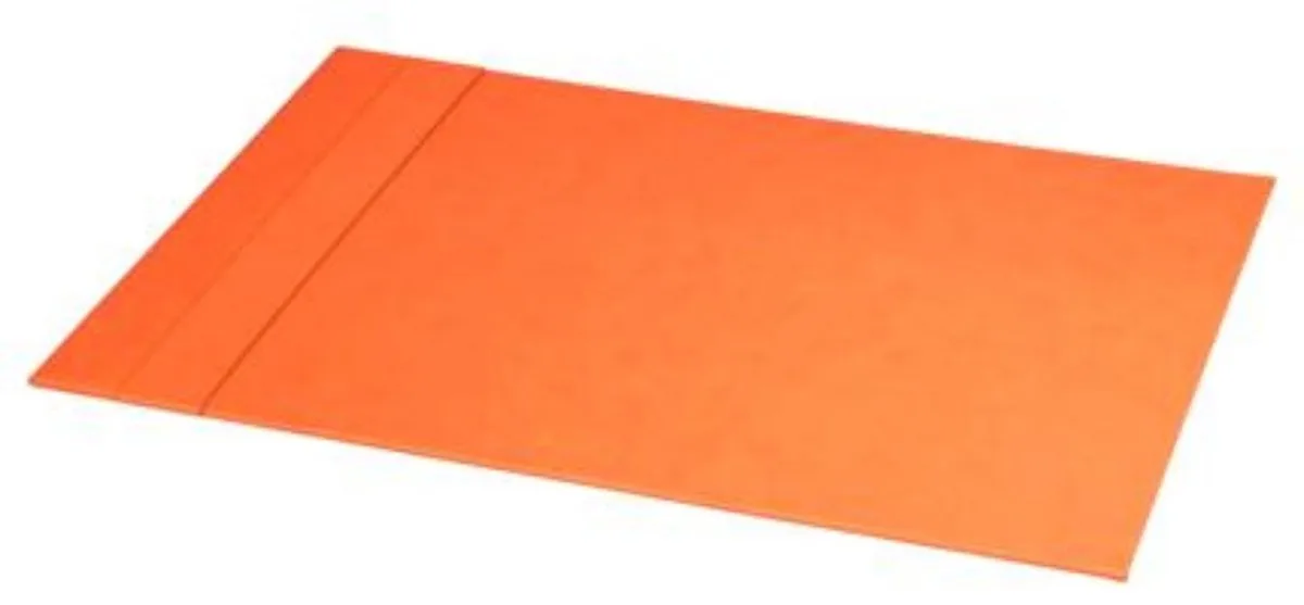 Bureau Onderlegger - Kunstleer – Bureau Organizer – Bureaumat – 60x40 de Rhodia en Orange – photo produit