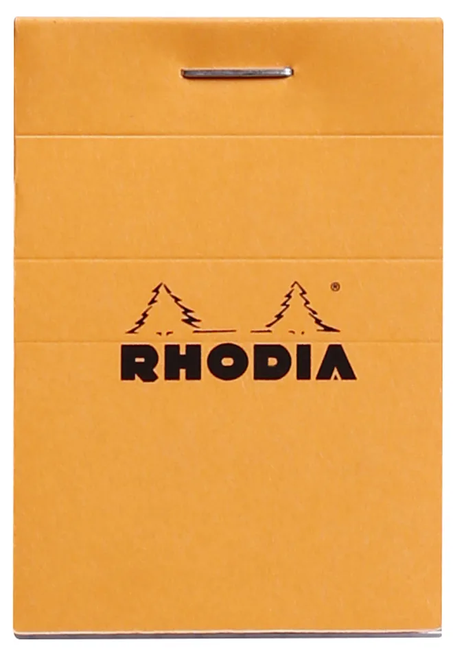 Notizblock No. 10, DIN A8, kariert, orange by Rhodia – product photo