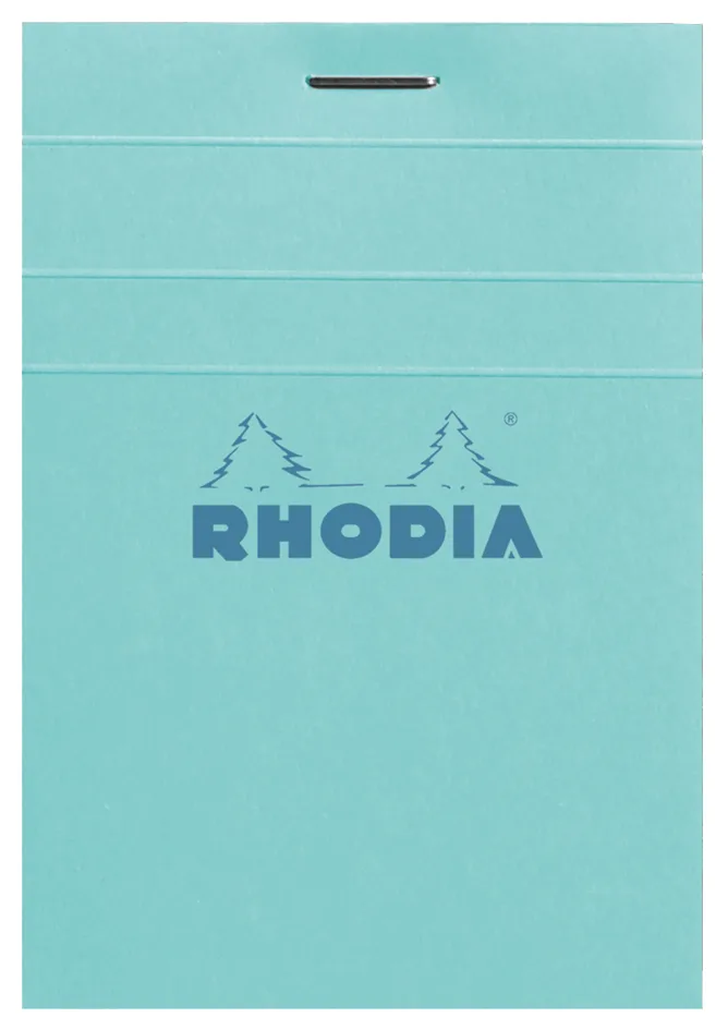 Notizblock No. 11, DIN A7, kariert, azurblau fra Rhodia – produktbillede
