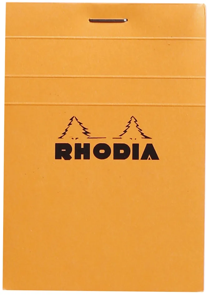 Notizblock No. 11, DIN A7, kariert, orange von Rhodia – Produktfoto