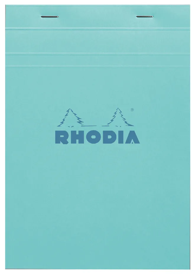 Notizblock No. 16, DIN A5, kariert, azurblau von Rhodia – Produktfoto