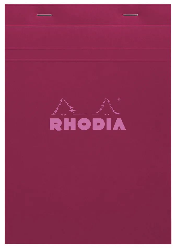 Notizblock No. 16, DIN A5, kariert, pflaume von Rhodia – Produktfoto