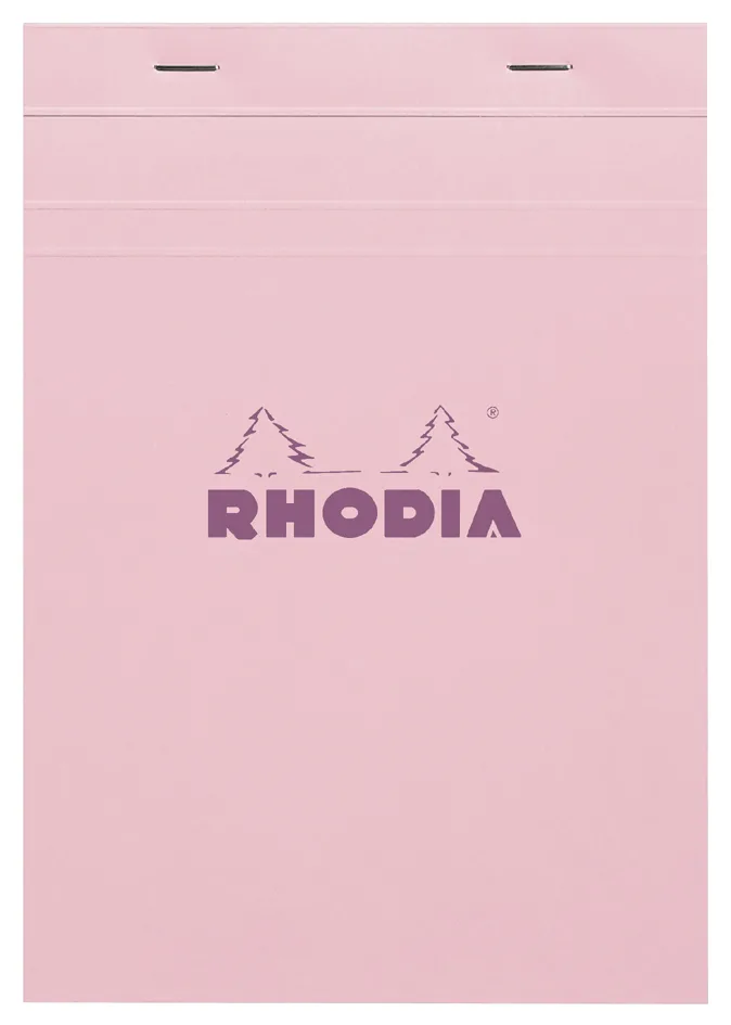 Notizblock No. 16, DIN A5, kariert, rosa von Rhodia – Produktfoto