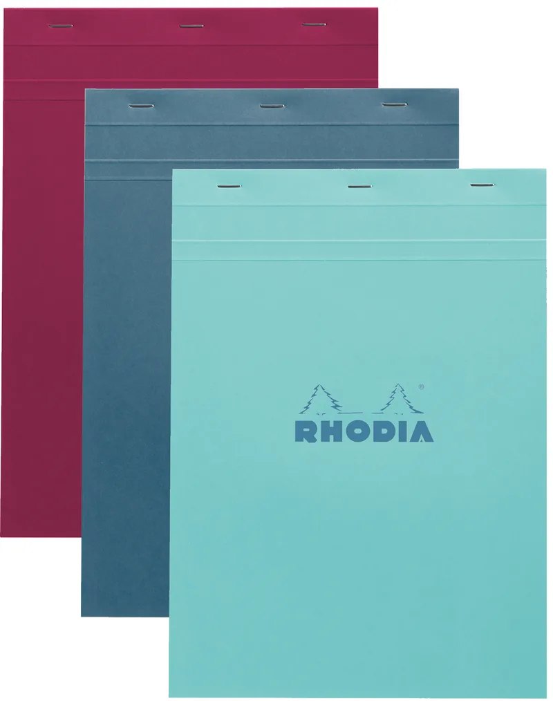 Notizblock No. 18, DIN A4, kariert, farbig sortiert by Rhodia – product photo