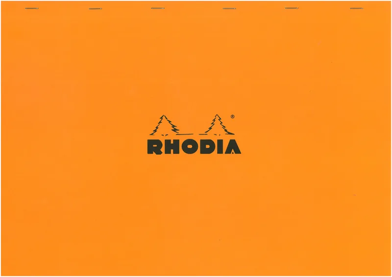 Notizblock No. 38, DIN A3+, kariert, orange von Rhodia – Produktfoto