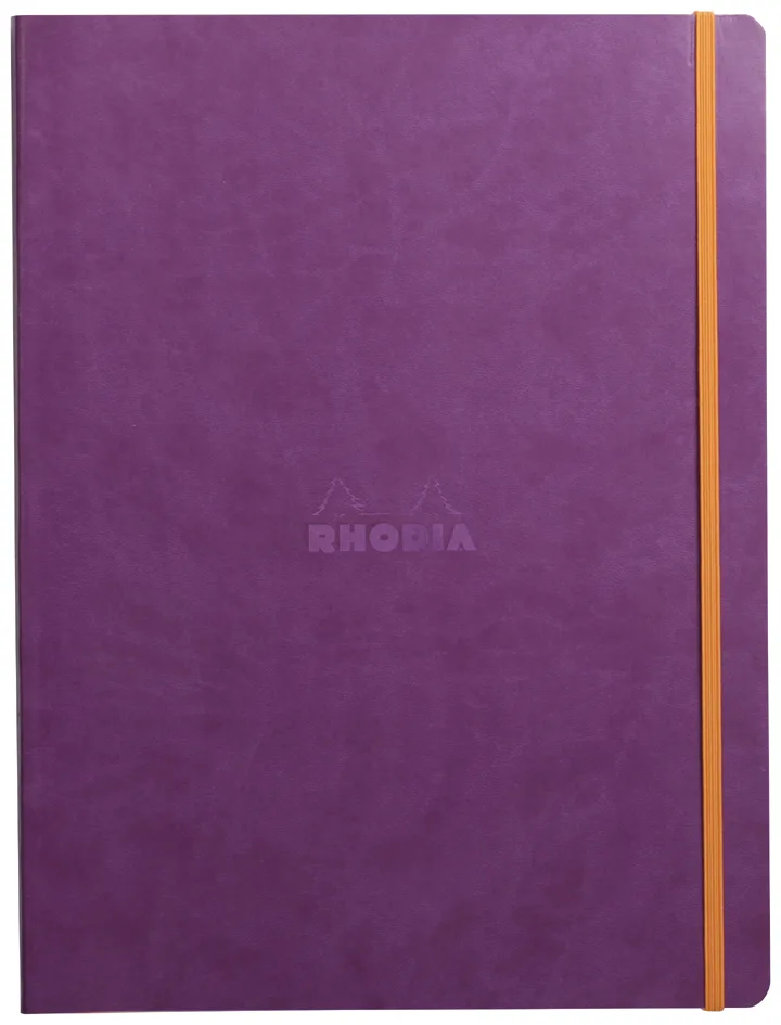 Notizbuch RHODIARAMA, DIN A4+, liniert, lila von Rhodia – Produktfoto
