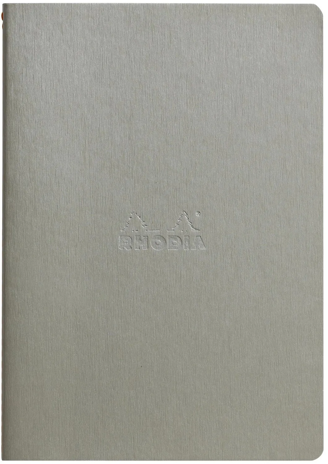 Rhodiarama - Schrift - A5 - Gelinieerd - Ivoorkleurig Papier - 90 g - 32 Vel von Rhodia in Silber – Produktfoto