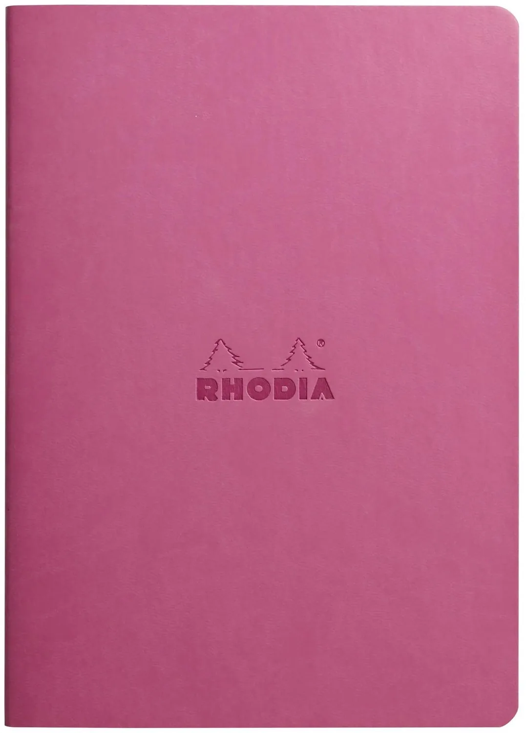 Rhodiarama - Schrift - A5 - Gestippeld - Italiaans Kunstleer - Ivoorkleurig Papier - 90 g - 32 Vel de Rhodia en Violet – photo produit