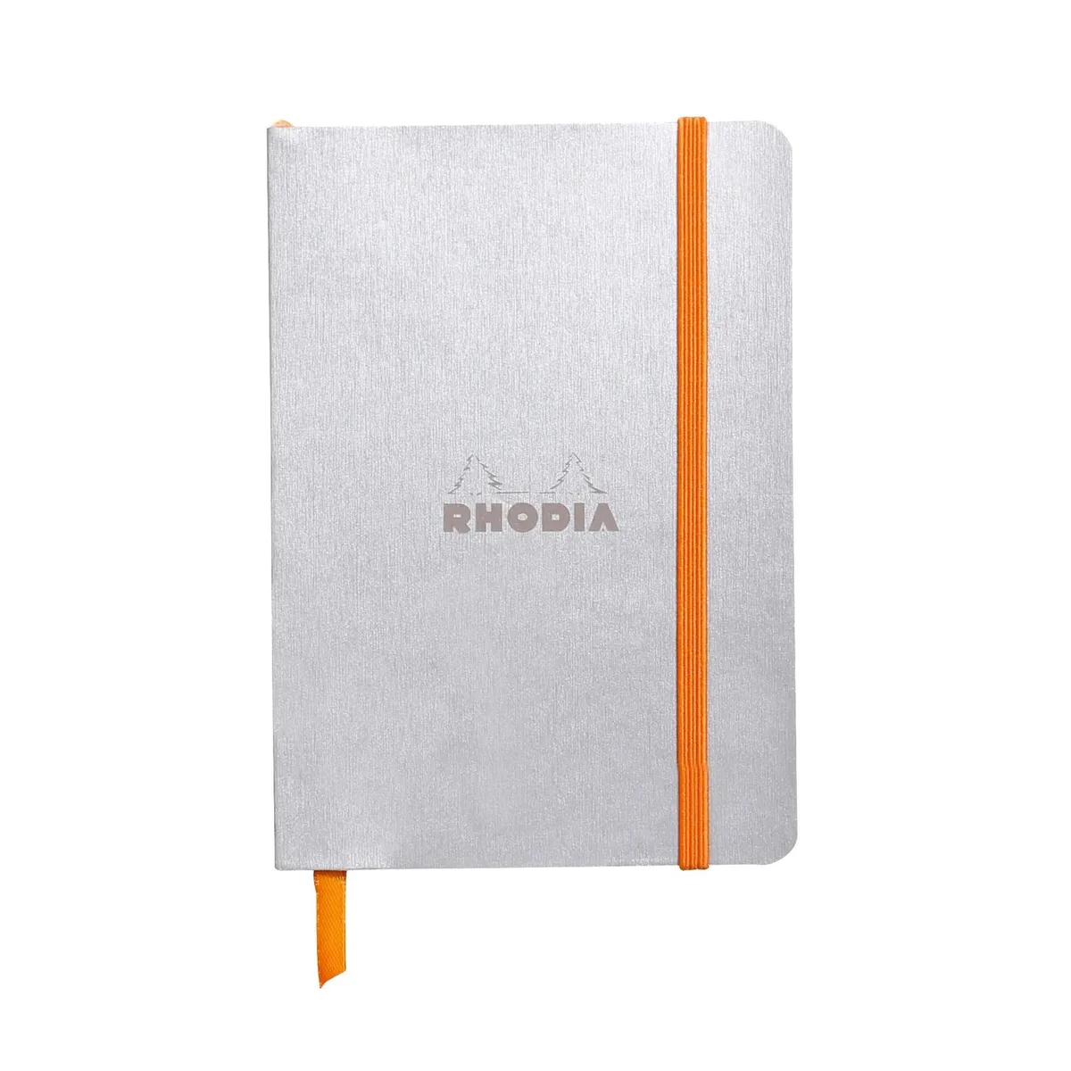 Rhodiarama - Softcover - Notitieboek - A6 - 144 Blz - Gelijnd - 90g von Rhodia in Silber – Produktfoto