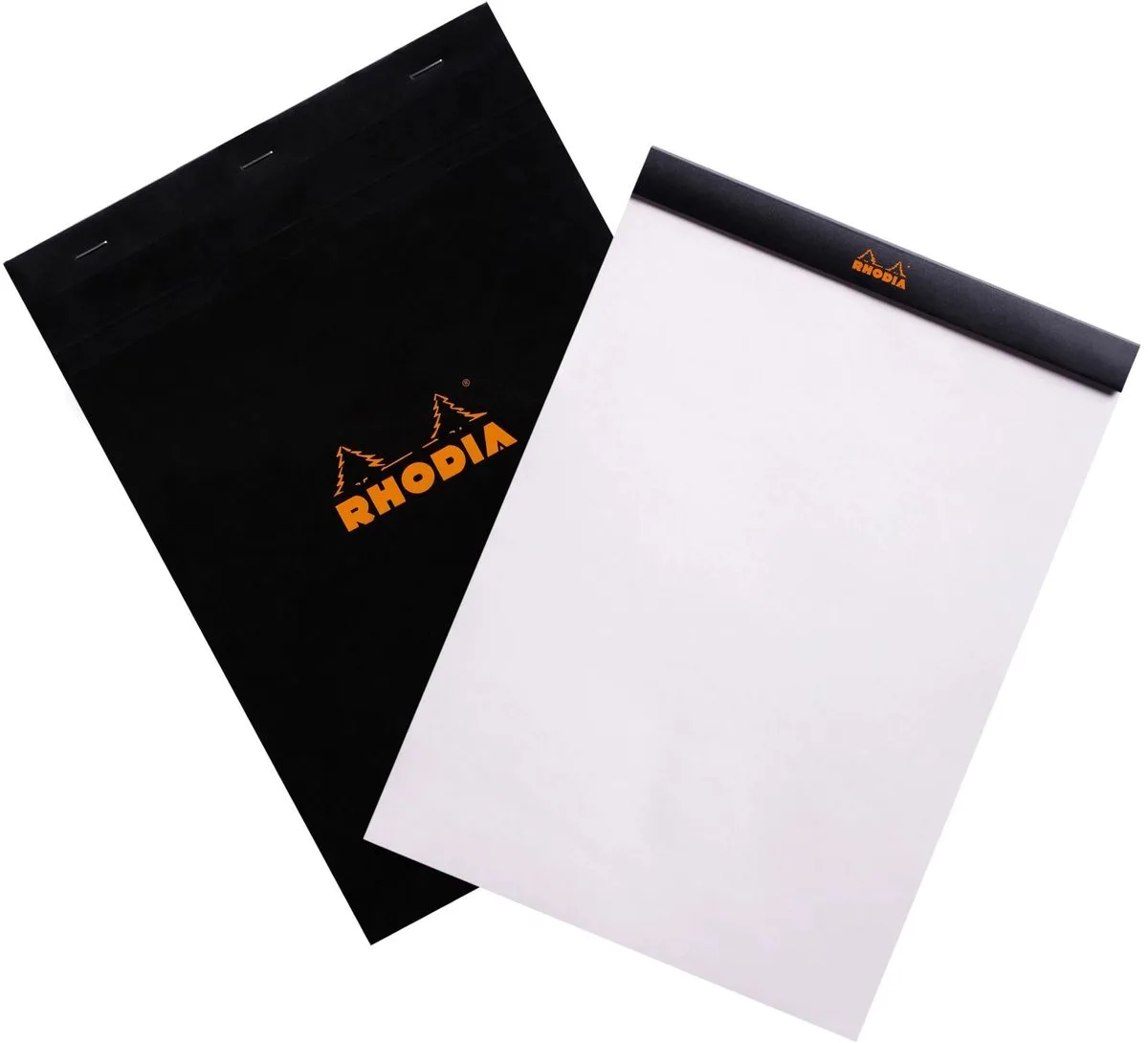 schrijfblok - Notitieblok - N18 - Blanco papier - A4 - 80g - 80 vel de Rhodia en Noir – photo produit