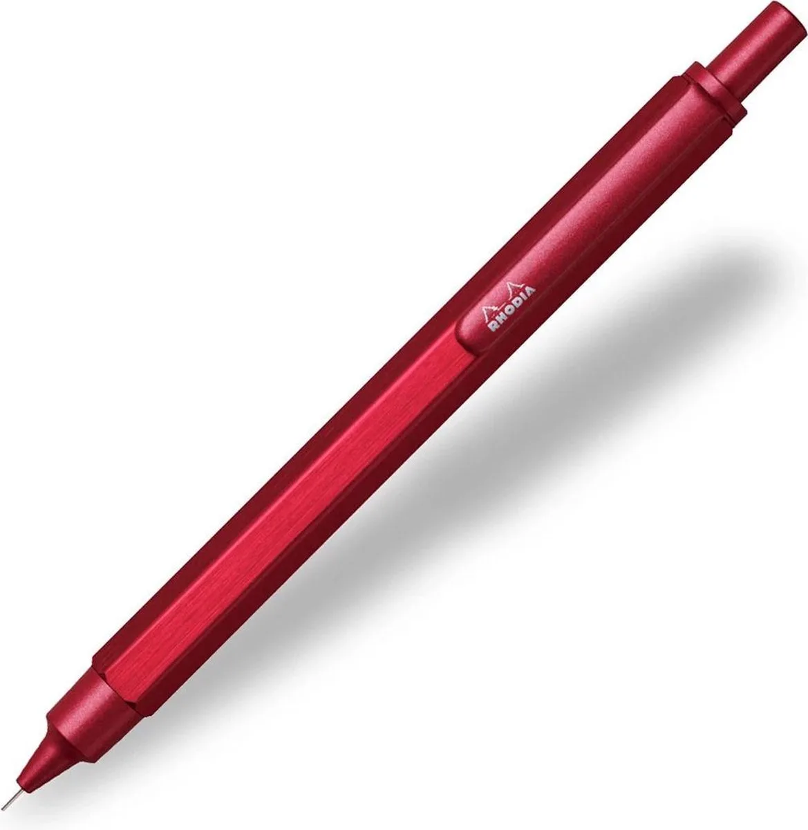 Script Mechanical Vulpotlood – Rode body – 0,5 mm schrijfbreedte fra Rhodia i Rød – produktbillede
