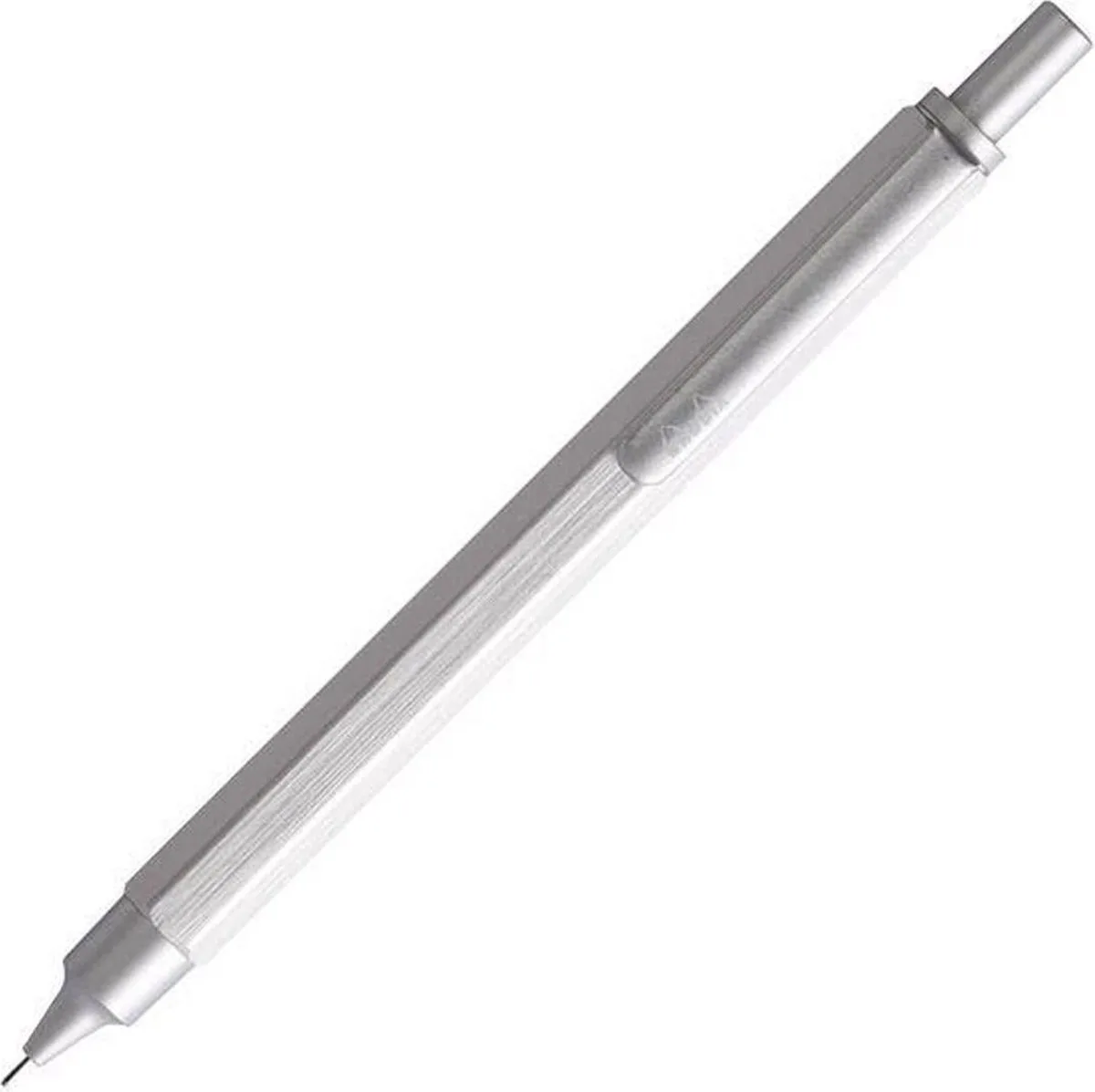 Script Mechanical Vulpotlood – Zilveren body – 0,5 mm schrijfbreedte fra Rhodia i Sølv – produktbillede