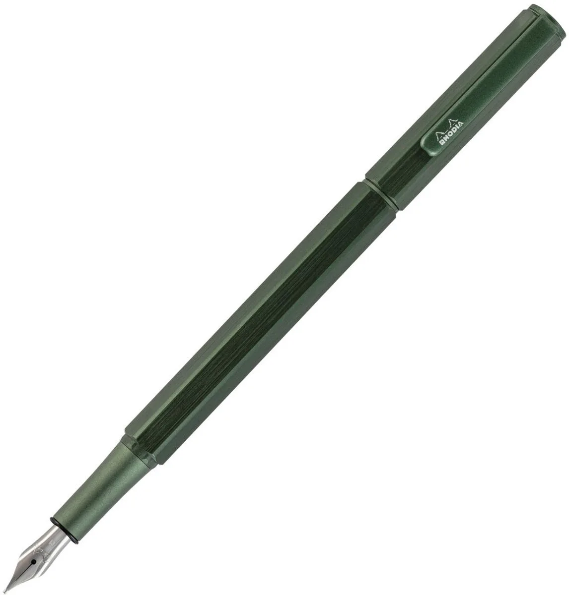 scRipt vulpen - B - Incl. converter - Salie groen van Rhodia in Salie groen aluminium geborsteld – productfoto