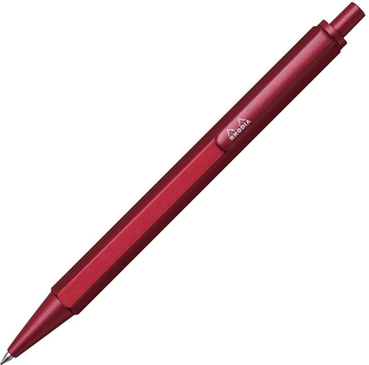 Stylo à bille Rhodia Script – Rode body – 0,7 mm schrijfbreedte fra Rhodia i Rød – produktbillede