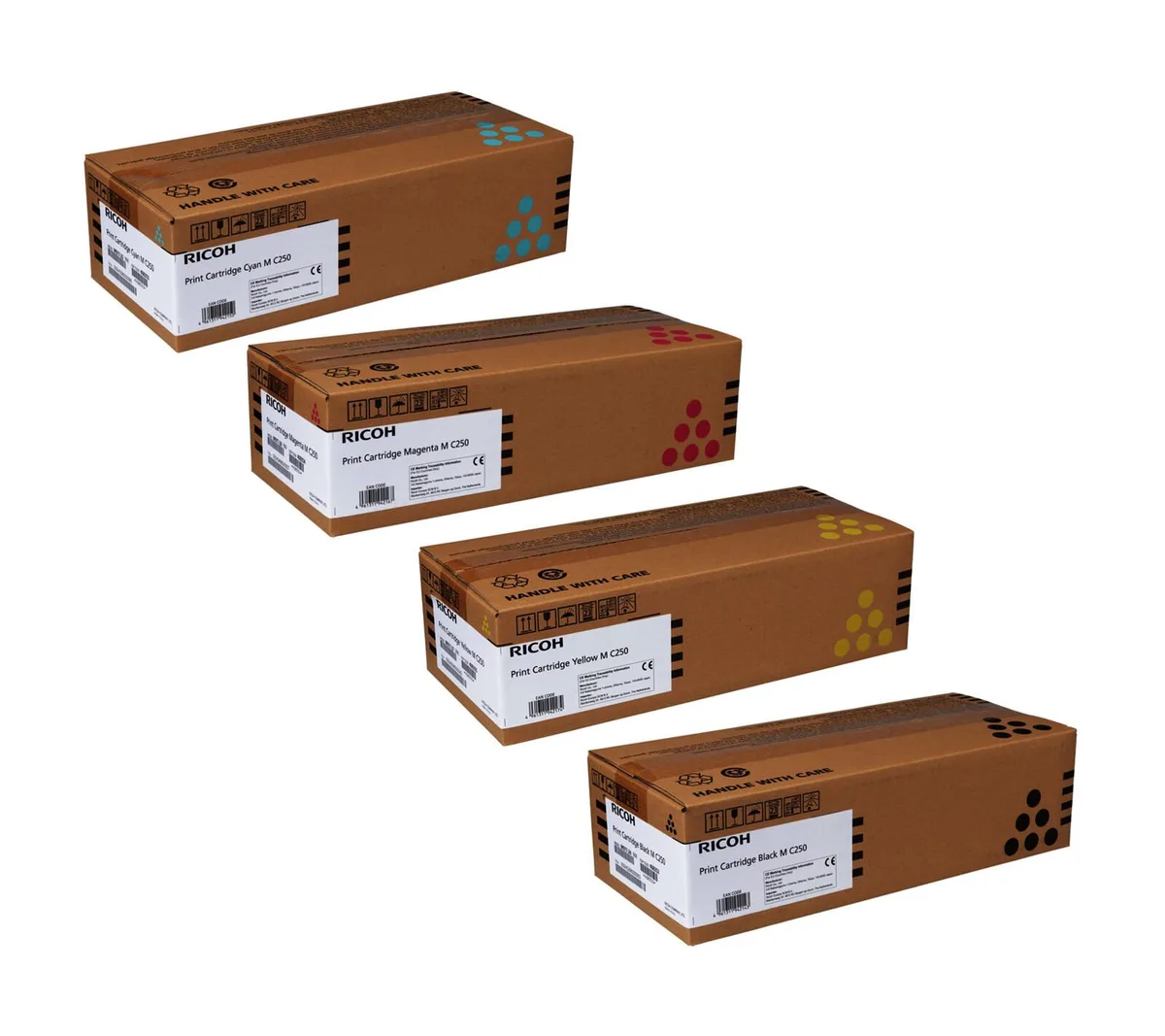 Original M C250 Toner - 4er Multipack från Ricoh – produktbild