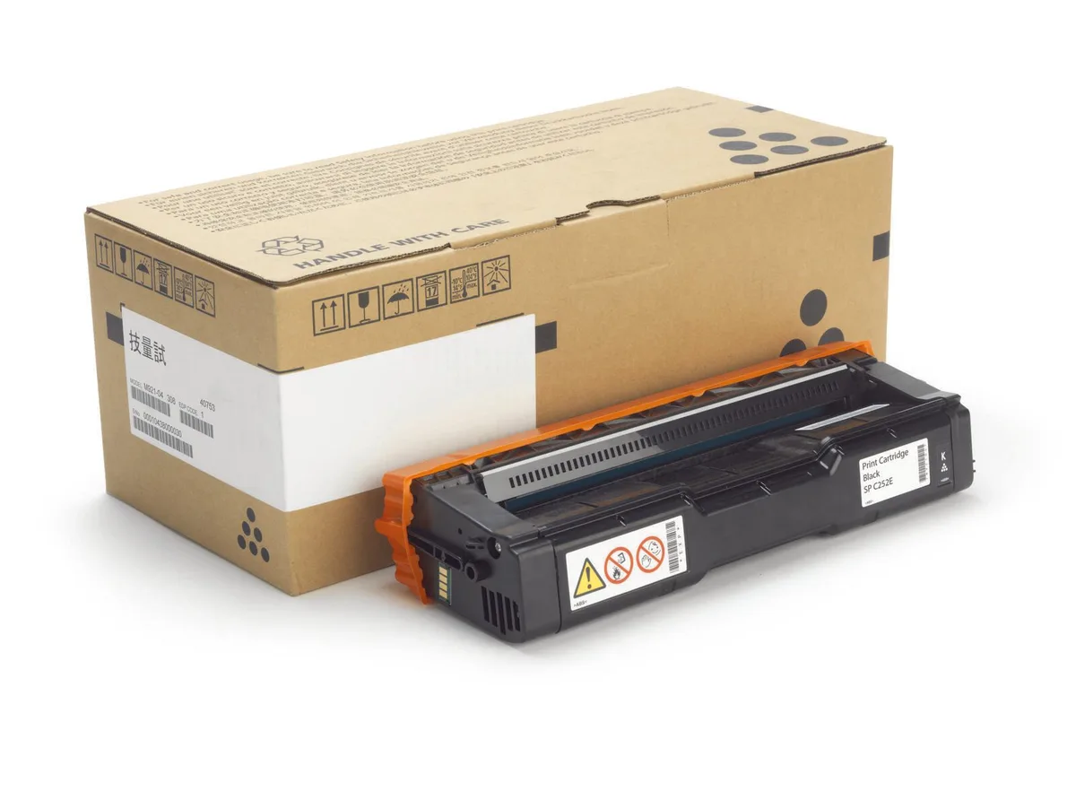 Original M C252E Toner - 4er Multipack (cyan, magenta, gelb, schwarz) de Ricoh – photo produit