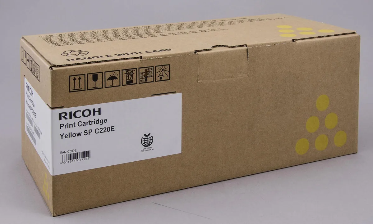 Original Type SP C220E Toner gelb 2.000 Seiten (406106) für SP C240DN/SF de Ricoh – photo produit