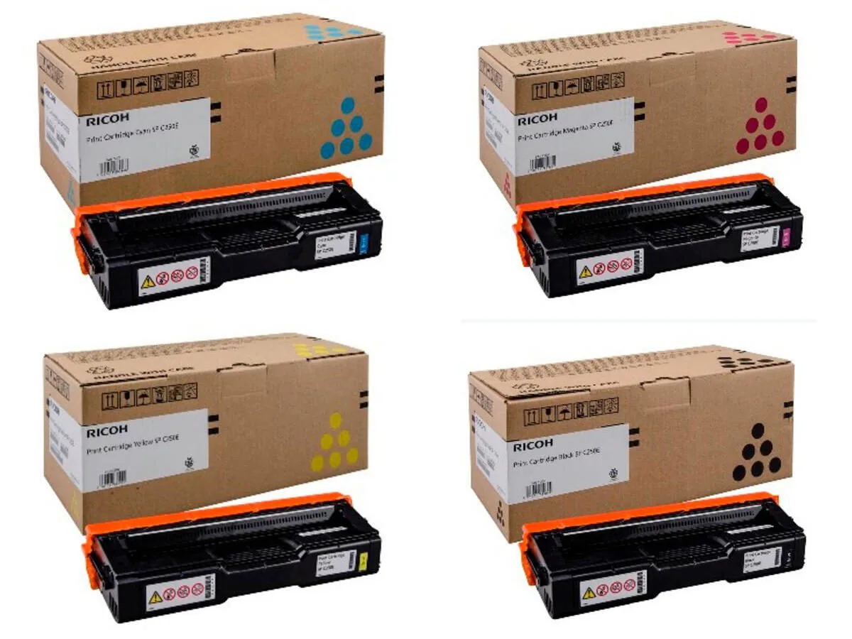 Original Type SP C250E Toner - 4er Multipack van Ricoh – productfoto