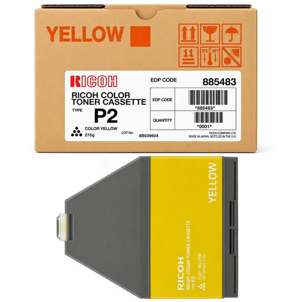 Toner gul Type P2 885483 N/A by Ricoh – product photo