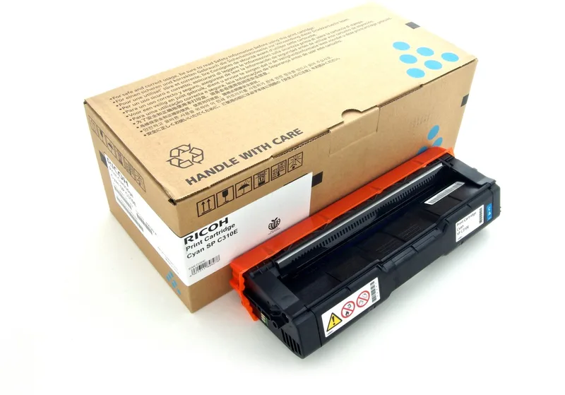Toner Ricoh 407645 by Ricoh in Cyan – product photo