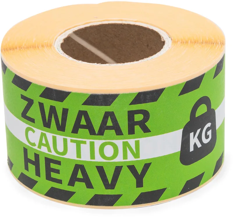 etiketten Zwaar, ft 46 x 125 mm, rol van 250 stuks de Rillprint – photo produit