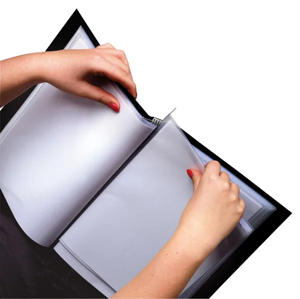 Sichtbuch , Original, , DIN A5, 20 Hüllen, schwarz von Rillstab – Produktfoto