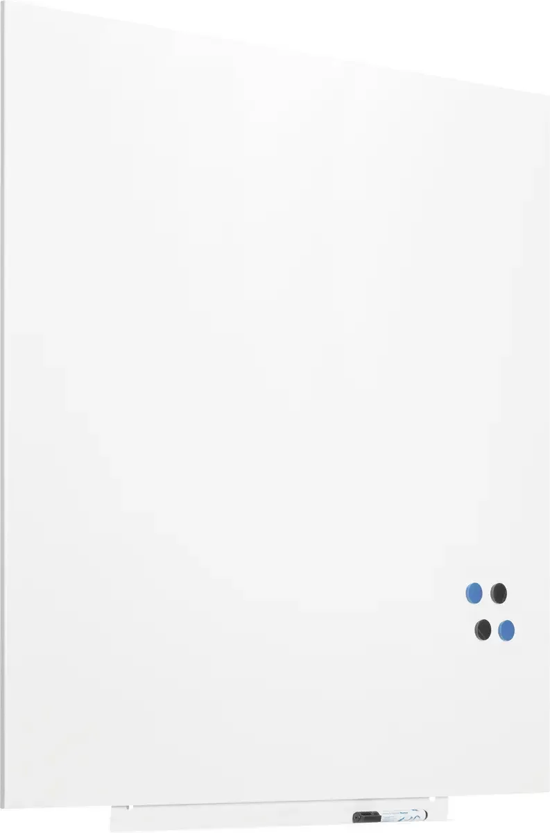 Whiteboard 6425R (B x H) 100 cm x 100 cm Weiß (RAL 9003) kunststoffbeschichtet Inkl. Ablageschale, Quer- oder Hochformat van Rocada – productfoto