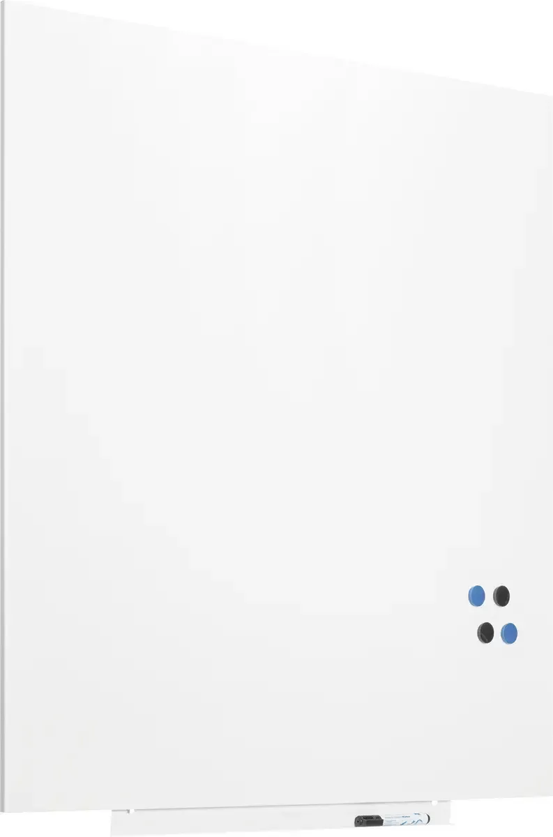 Whiteboard 6525PRO (B x H) 100 cm x 100 cm Weiß (RAL 9003) kunststoffbeschichtet Inkl. Ablageschale, Quer- oder Hochformat van Rocada – productfoto