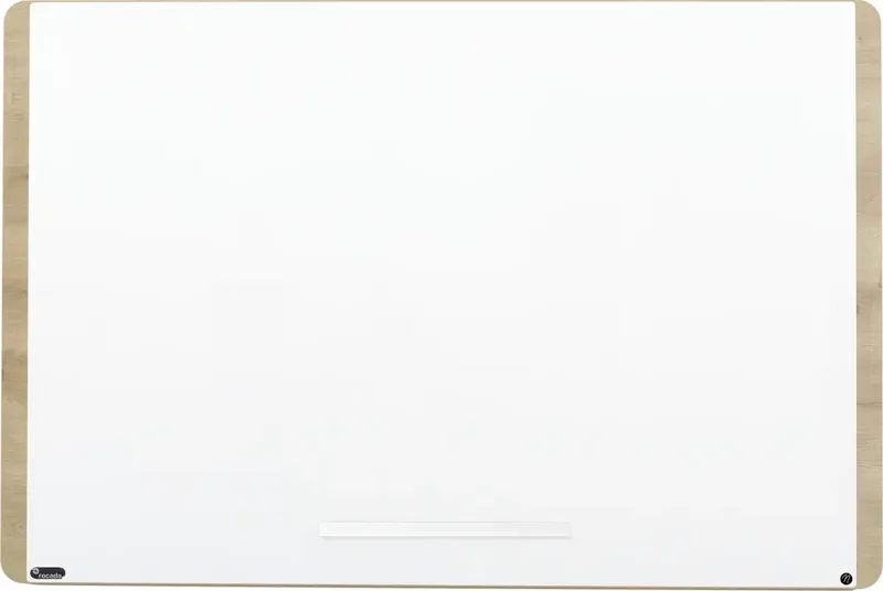 Whiteboard NAT6421 (B x H) 150 cm x 100 cm Weiß (RAL 9003) kunststoffbeschichtet Inkl. Ablageschale, Quer- oder Hochformat van Rocada – productfoto