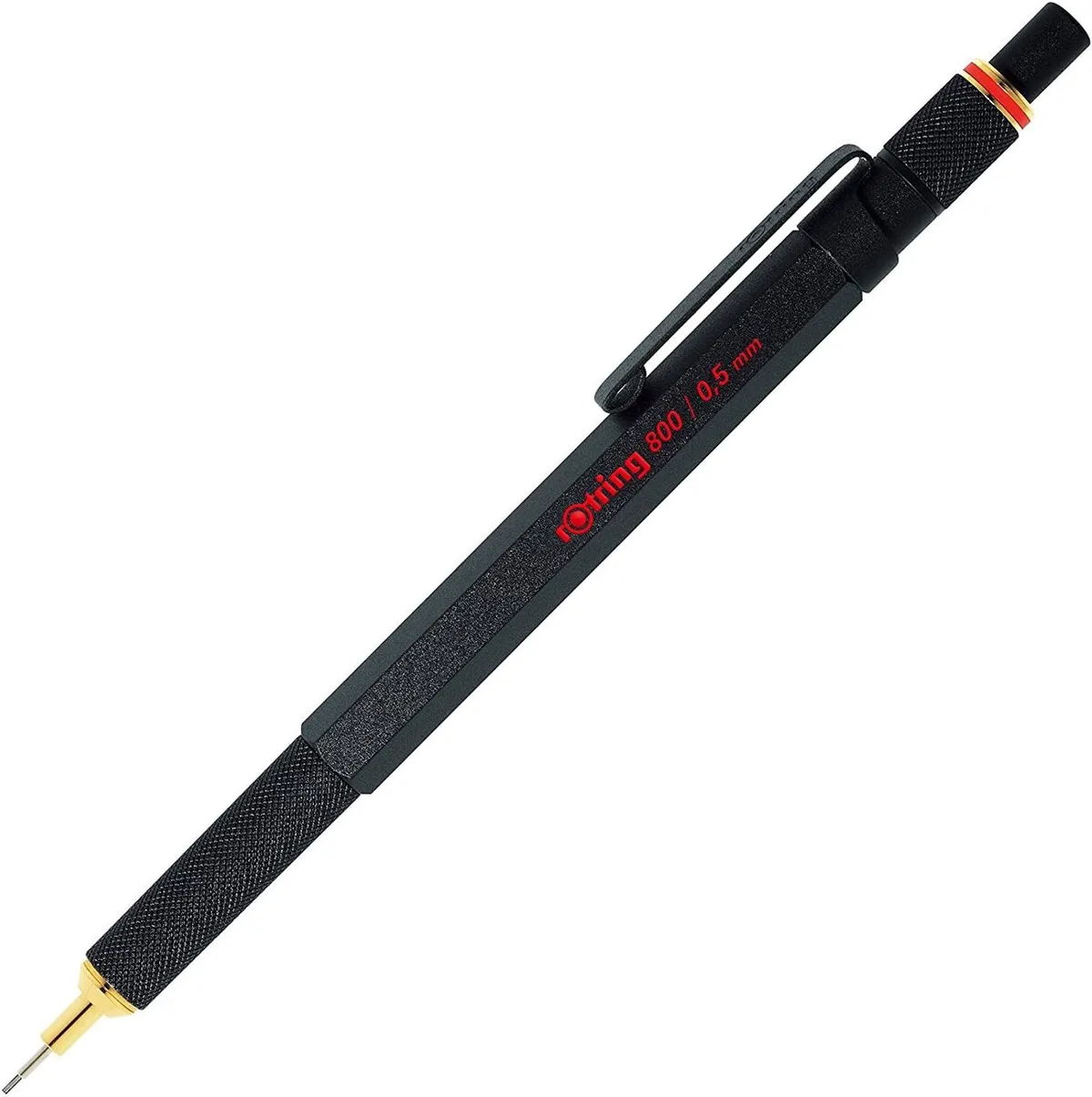 Rotring 800 Mechanisch Potlood 0.5mm Zwart + Extra Tikky Lood HB de rOtring – photo produit