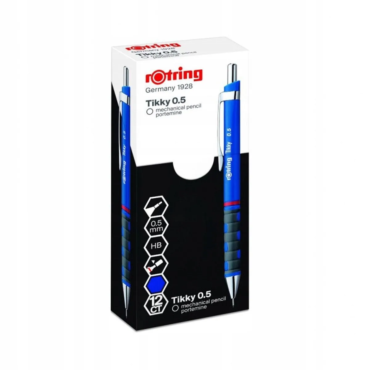 Tikky III 0.5mm Automatische Potlood de rOtring en Bleu – photo produit