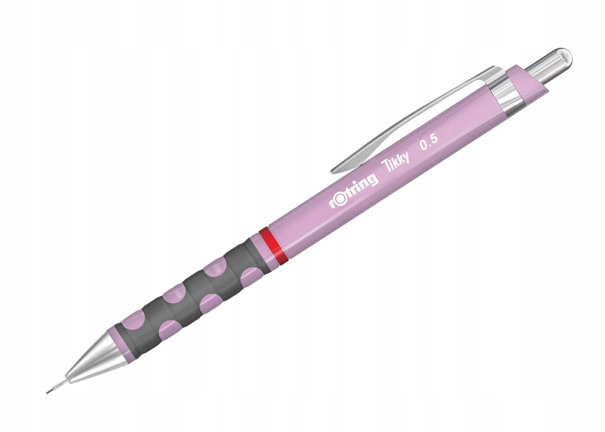 Tikky III Loodgieter Potlood 0.5mm met Gum fra rOtring i Lilla – produktbillede
