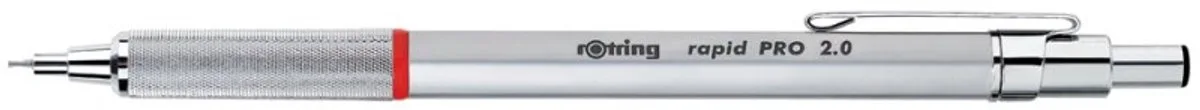 vulpotlood rapid voor 0-7mm van rOtring in Chroom – productfoto