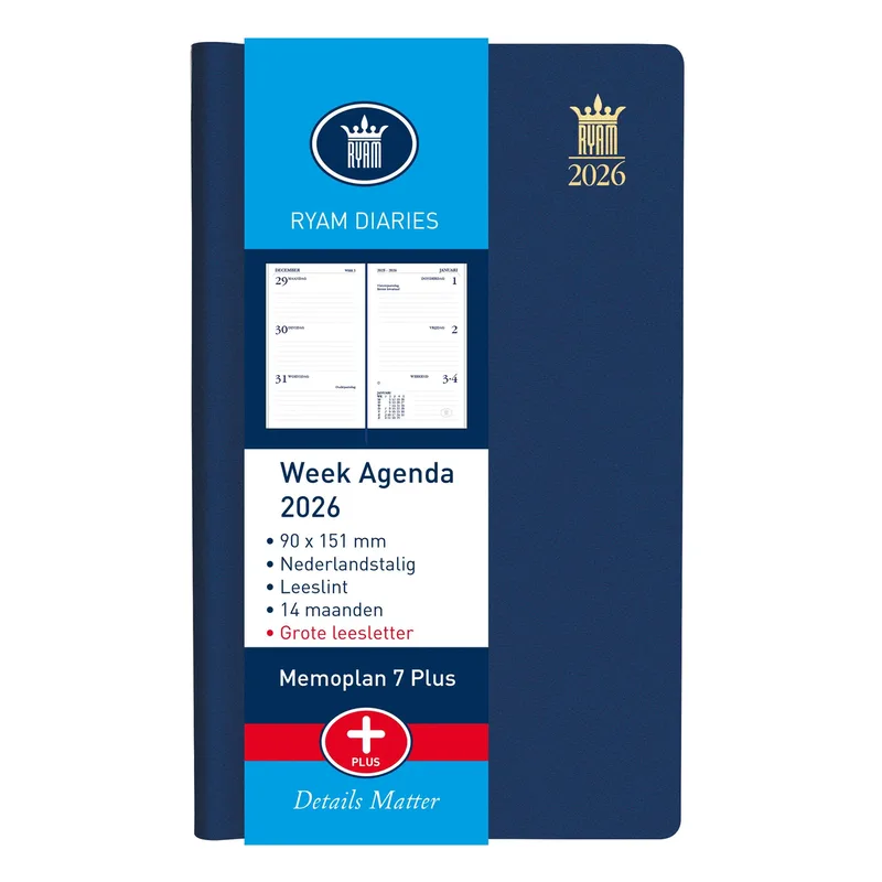 Agenda 2027 ryam memoplan 7 plus mundior 7d /2p zw by Ryam – product photo