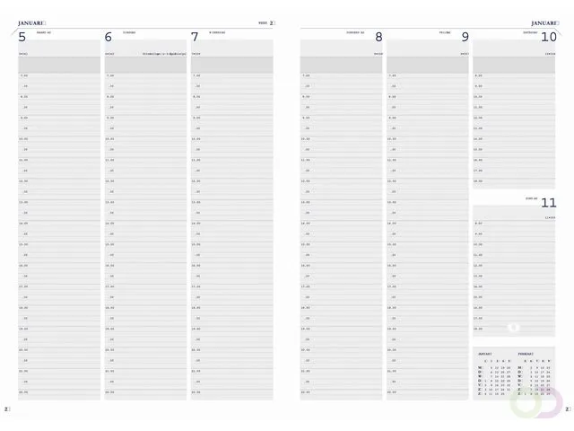 Agenda 2027 Ryam Weekly Mundior 7dagen/2pagina's bordeaux by Ryam – product photo