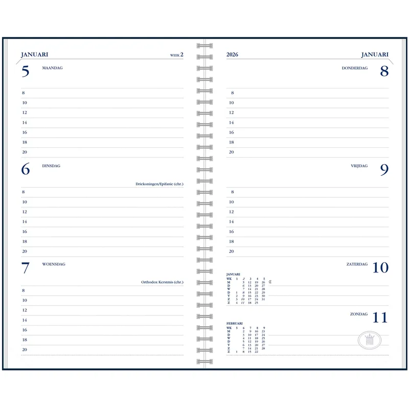 Agendavulling 2027 ryam memoplan 7 7d/2p wt by Ryam – product photo