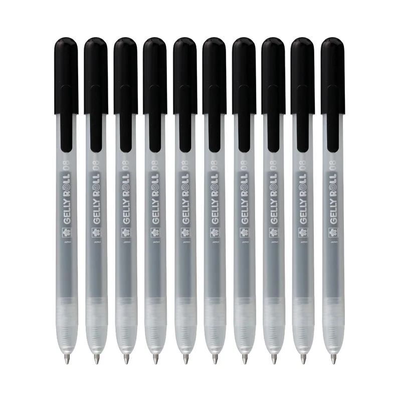 Gelschrijver sakura gelly roll classic 10st zwart | 6 stuks by Sakura – product photo