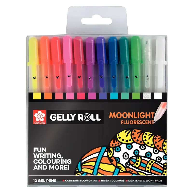 Gelschrijver sakura gelly roll moonlight fluor | 6 stuks by Sakura – product photo