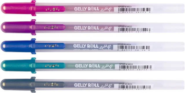 Gelschrijver Sakura Gelly Roll Shadow set à 5 kleuren