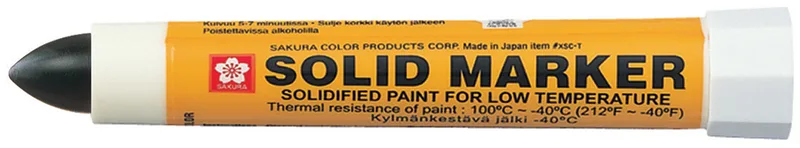 Industriemarker SOLID MARKER LOW TEMPERATURE, schwarz von Sakura – Produktfoto