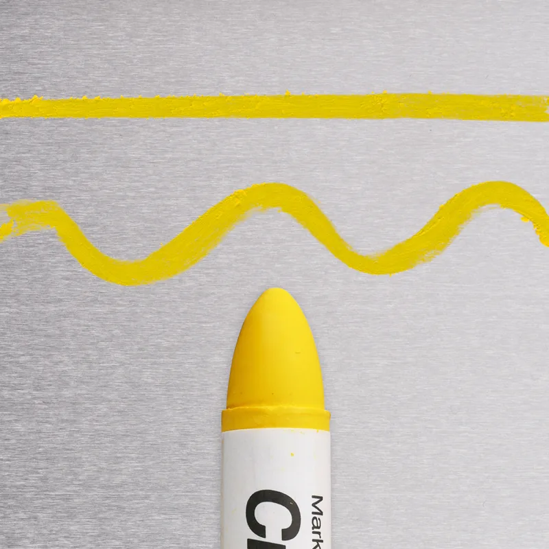 Kreidemarker Crayon Marker, 15 mm, gelb von Sakura – Produktfoto
