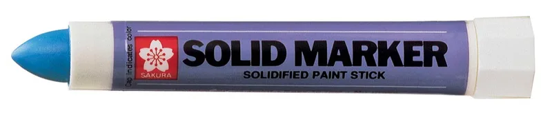 merkstift Solid Marker blauw, brede punt by Sakura – product photo