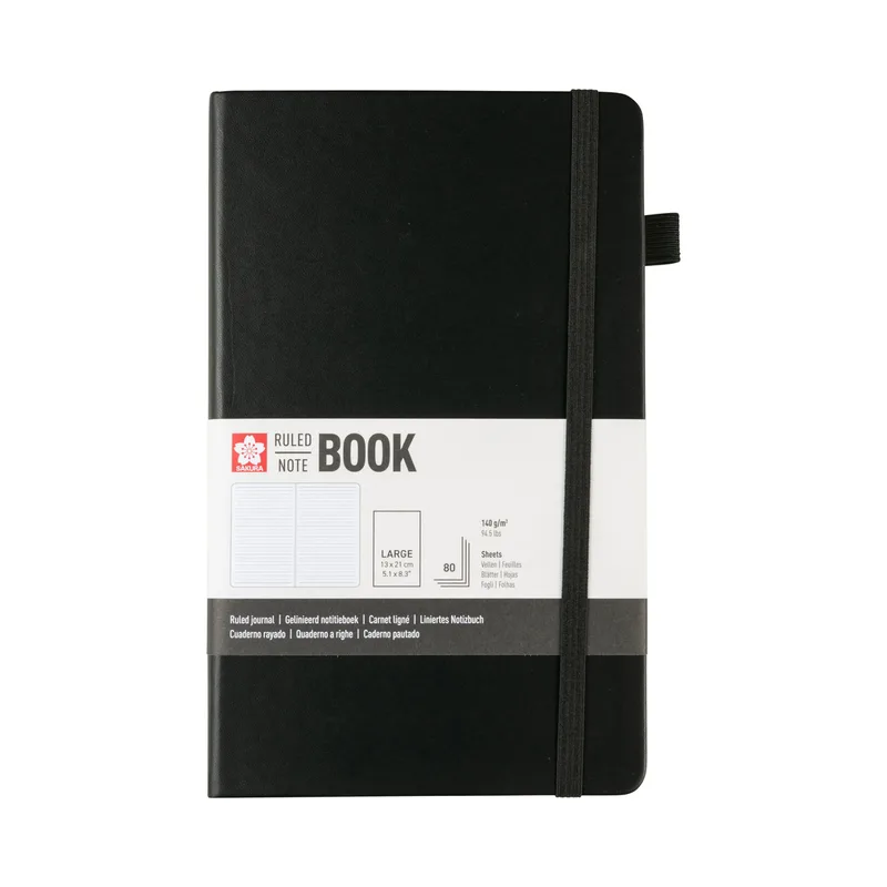 Notitieboek sakura large lijn zwart by Sakura – product photo
