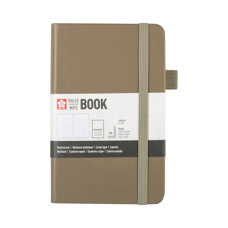 Notitieboek sakura pocket lijn sintel | 3 stuks by Sakura – product photo