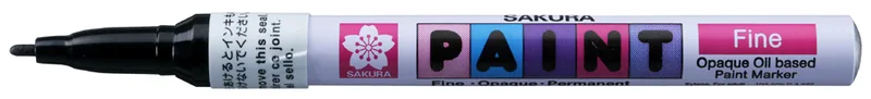 Permanent-Marker Paint Marker fein, schwarz von Sakura – Produktfoto