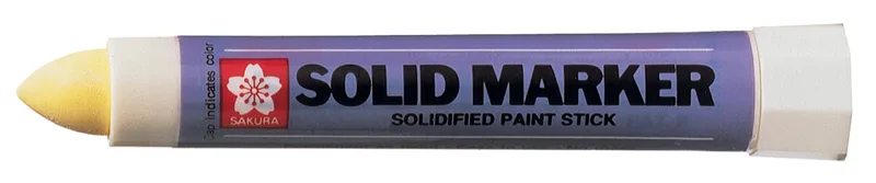 SOLID MARKER GEEL van Sakura – productfoto