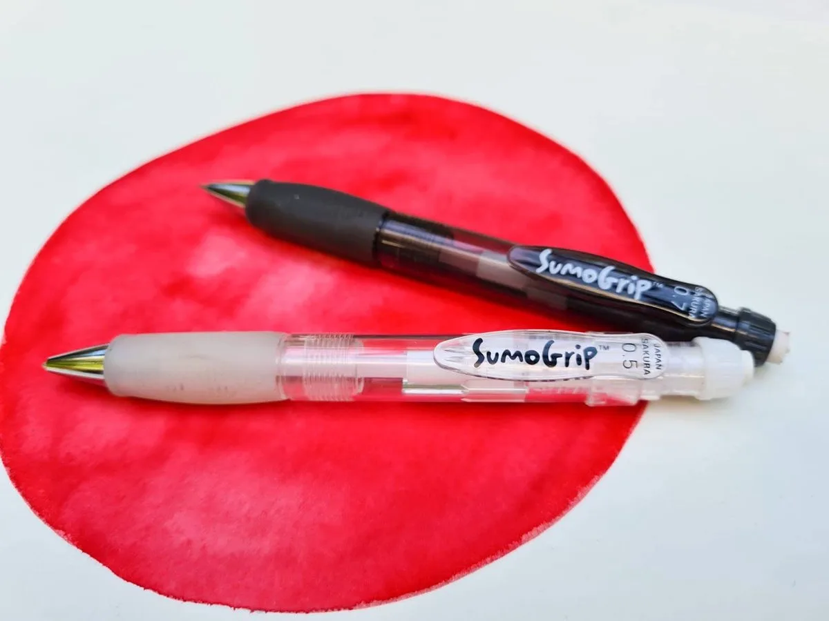 Sumo Grip vulpotlood 0.5 mm de Sakura en Blanc – photo produit