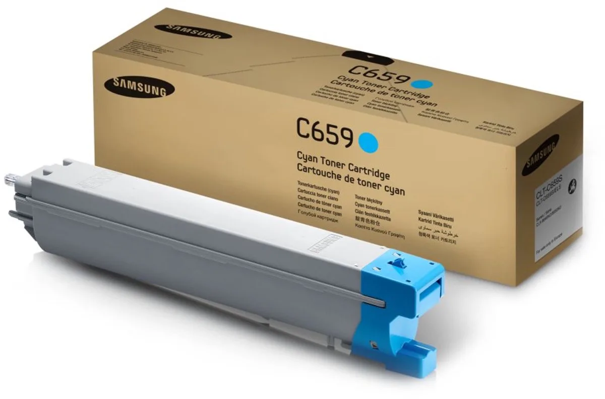 CLT-C659S/ELS - Toner van Samsung in Cyaan – productfoto