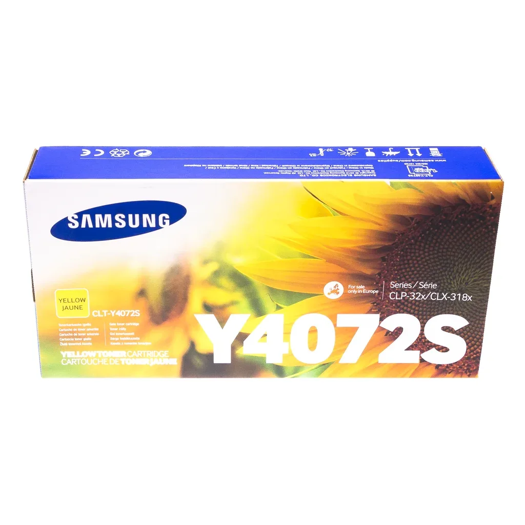 Toner gul 1.000 sider CLT-Y4072S Gul fra Samsung – produktbillede