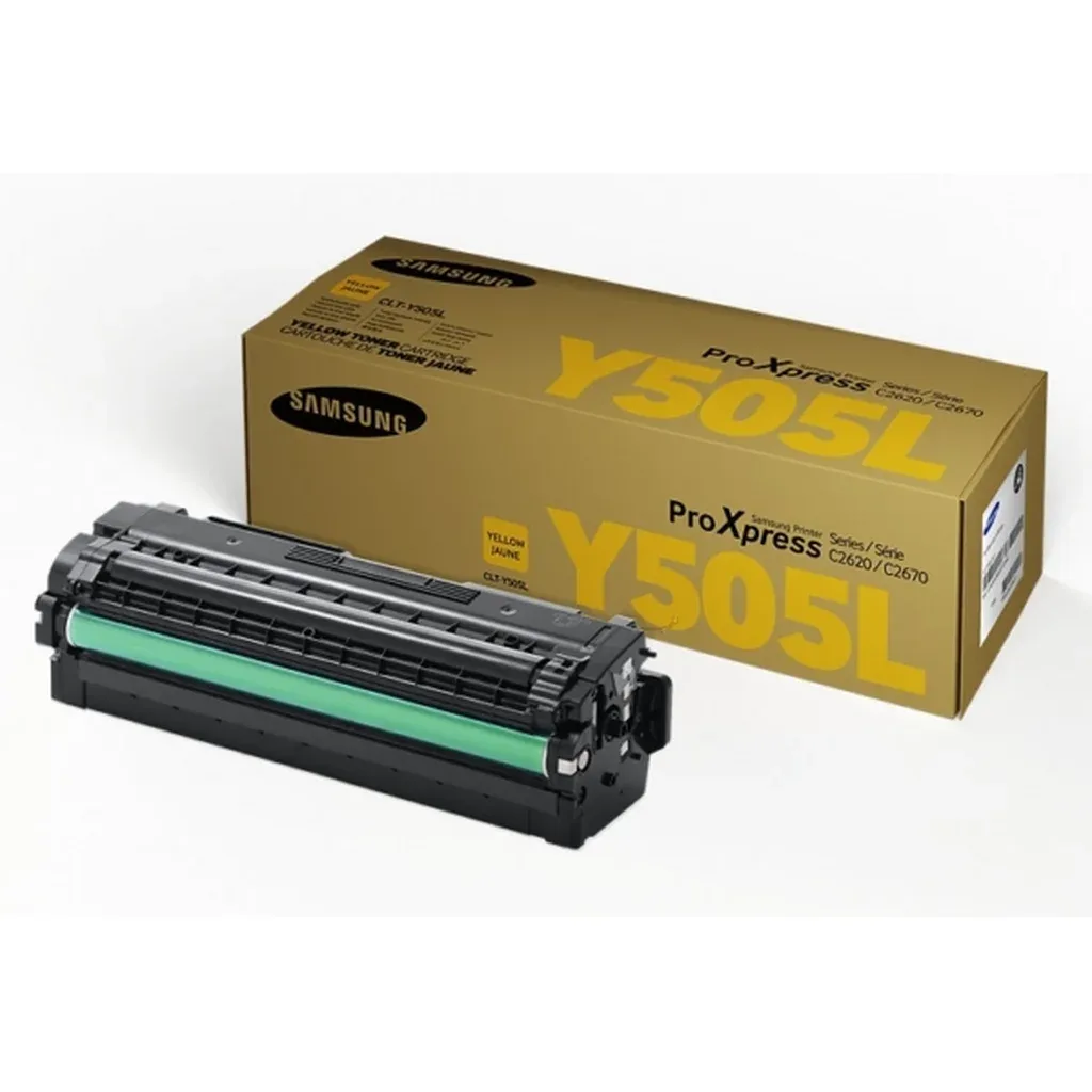 Toner geel 3.500 pagina's CLT-Y505L van Samsung – productfoto